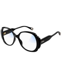 Chloé - Chloe Sunglasses Butterfly Full Rim, Frame And Transparent Photochromic Lens Ch0196S001 - Lyst