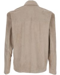 Arma - Jacket With Classic Collar - Lyst