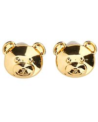 Moschino - Teddy Bear Clip Earrings - Lyst