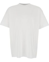 Givenchy - Crewneck T-Shirt With Logo Patch On The Front - Lyst