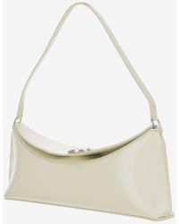 Jacquemus - Ovalo Leather Clutch Bag Calfskin Shoulder - Lyst