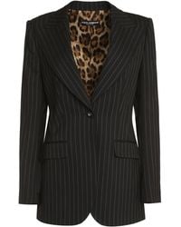 Dolce & Gabbana - Single-Breasted One Button Jacket - Lyst