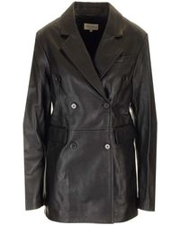Loulou de Saison - Double Breasted Leather Jacket - Lyst