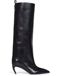 The Attico - Leather "Lea" Knee-High Boots - Lyst
