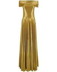 Norma Kamali - Long Dress Tech Fabric Polyester - Lyst