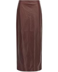 Brunello Cucinelli - 'Column Long' Skirt - Lyst