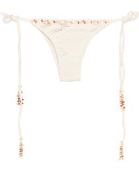 PATBO - Beachwear With Beaded Embellishment - Lyst
