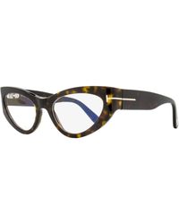 Tom Ford - Block Cat Eye Eyeglasses Tf6134B 052 55Mm Plastic (Acetate) Sunglasses - Lyst