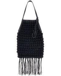 JW Anderson - Popcorn Knit Top Handle Bag - Lyst