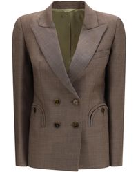 Blazé Milano - Aile Charmer Blazer Fleece Wool; Mohair Blazers & Vests - Lyst