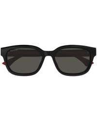 Gucci - Low Nose Bridge Fit Square Sunglasses - Lyst