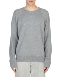 A.P.C. - Logo Embroidered Knitted Jumper - Lyst