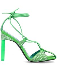 The Attico - Adele Lace-up Sandal 105 - Lyst