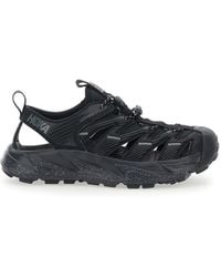 Hoka One One - Hopara Sandals With High Rubber Sole And Logo Lettering On The Side Tech Fabric - Lyst