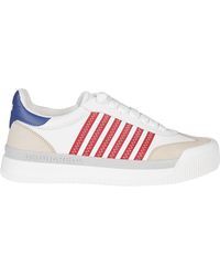 DSquared² - New Jersey Lace-Up Low Top Sneakers - Lyst