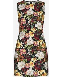 Alice + Olivia - Wynell Floral Print Mini Dress - Lyst