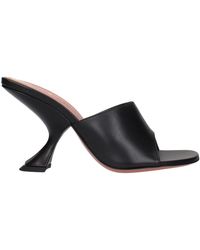 AMINA MUADDI - Gilda Sandal Sculptural Heel - Lyst