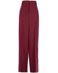 Stella McCartney - Relaxed Flat Front Pants - Lyst