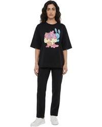 Dolce & Gabbana - Dolce & Gabbana Graphic Print Cotton T-Shirt - Lyst