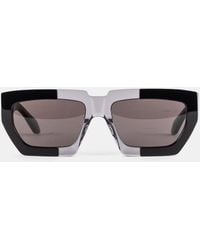 Maison AlaïA - Oversized Two-Tone Sunglasses - Lyst