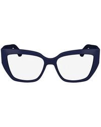 Ferragamo - Eyeglasses Square Full Rim, Frame And Clear Demo Lens Lens Sf2972414 - Lyst