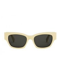 Celine - Sunglasses Square Full Rim, Shiny Frame And Smoke Lens Cl40197U66A - Lyst