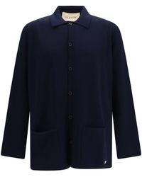 Valentino - Wool Cardigan With Vlogo Merino Ovis Aries - Lyst