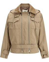 Fendi - Cotton Blouson Jacket - Lyst