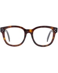 Celine - Cl50098I 3 Dots 052 Havana Glasses - Lyst