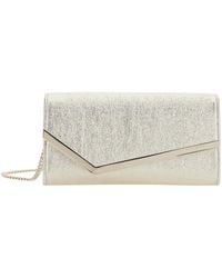 Jimmy Choo - Clutch Pouch Emmie Leather-Blend - Lyst