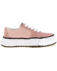 Maison Mihara Yasuhiro - Cowhide Platform Sneakers - Lyst