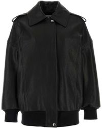 McQueen - Leather Jacket - Lyst
