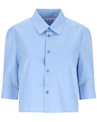 Marni - Cropped Shirt - Lyst