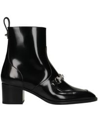 Christian Louboutin - Mayerswing High Heels Ankle Boots In Leather - Lyst