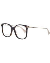 Gucci - Eyeglasses Square Full Rim, Havana- Frame And Clear Demo Lenses Lens Gg0512O002 Sunglasses - Lyst