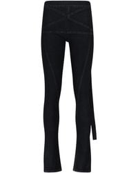 Rick Owens DRKSHDW Stitching Detail Skinny Jeans - Black