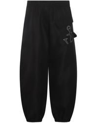 JW Anderson - Anchor Logo Printed Twisted Joggers - Lyst