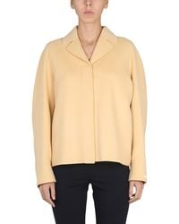 Max Mara - Mini Notched Lapel Short Jacket - Lyst