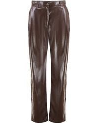 Pinko - Balloon Pants Leather Effect - Lyst