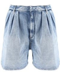 DSquared² - High-Waisted Denim Shorts - Lyst