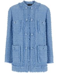 Dolce & Gabbana - 4 Pockets Tweed Jacket - Lyst