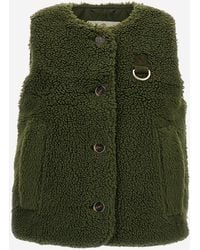 Barbour - Fur-Effect Nylon Vest Polyester Waistcoats & Gilets - Lyst