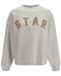 Golden Goose - Gray Cotton Sweatshirt - Lyst