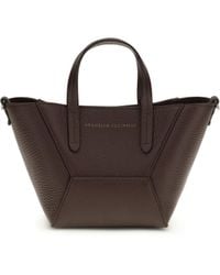Brunello Cucinelli - Leather Handbag Calf Bos Taurus Shoulder Bags - Lyst