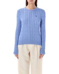 Polo Ralph Lauren - Cable-Knit Cotton Crewneck Sweater - Lyst