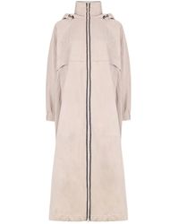 Brunello Cucinelli - Light Leather Hooded Jacket - Lyst