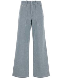 デニム・ジーパン FENDI Ivory Denim Jeans Fendi Ivory Denim Jeans - Pants - BeyondStyle