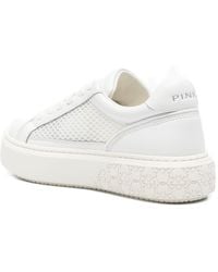 Pinko - Yoko Appliqué Platform Sneakers - Lyst