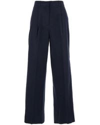DUNST - Trousers With Front Pleats - Lyst