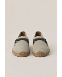 Brunello Cucinelli - Ice Leather Espadrille Shoes - Lyst